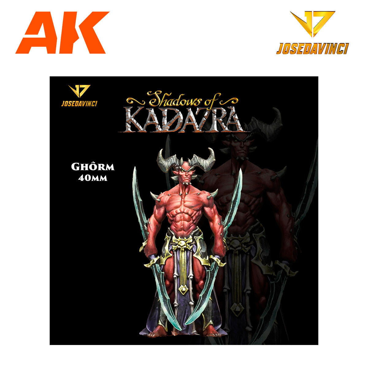 AK Interactive 40mm Ghorm JoseDavinci AK-KJD001